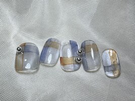 チェックネイル