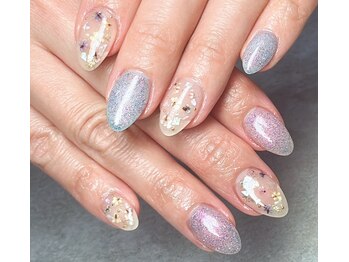 ドライフラワーネイル