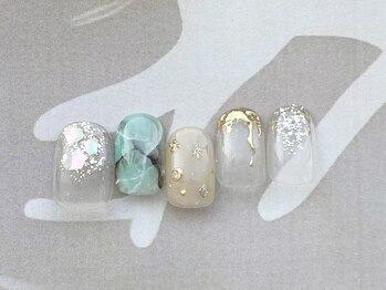 ココロ 新橋(kokoro)/新規オフ無料♪華やかアート