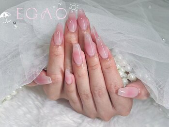 チップ長さだしチークネイル