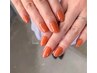【ハンド：ワンカラー/アシメも可】￥6050　【オフ込み】【Jr.ネイリスト】