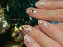 マリーネイルズ 表参道店(MARIE NAILS)/定額￥6600 キラキラ　1127c