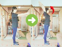 サプライズ整体院/40代ママさんの肩こり初回結果