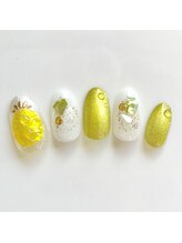 アルセア 上野御徒町店(Alcea)/パイナップル　フルーツネイル