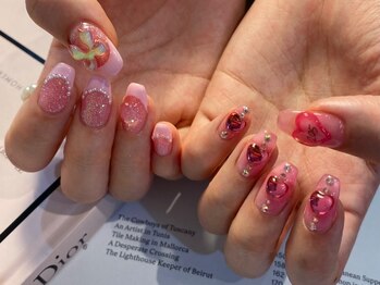 シェリーラメール 新宿店(cherie la mer)/ピンクネイル