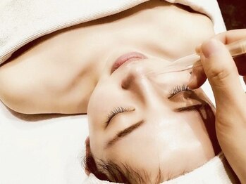 阿里郎リラクゼーション 吉祥寺本店の写真/毛穴レスな美肌に★『超音波+毛穴洗浄+小顔手技+デコルテ パック&ヘッド付き 70分 ¥5800』小顔も同時に◎