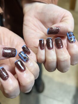 ルメス バイ オルト 津島(Lumess by alt)/チェックネイル