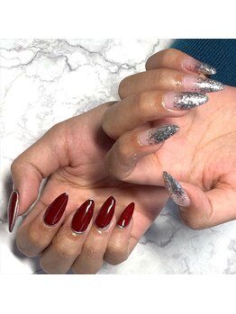 アクア ライズ 上大岡店(Aqua Rise)/アシンメトリーネイル