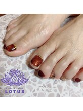 ロータス(LOTUS)/フット親指アート付き