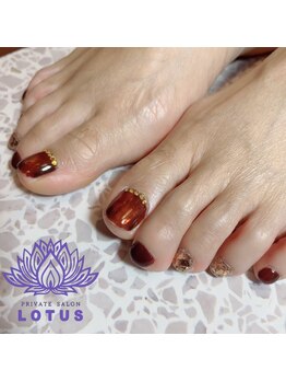 ロータス(LOTUS)/フット親指アート付き