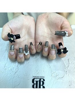 ネイルサロンレイアス(RAYAS)/千鳥柄ネイル