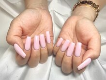 ヤシネイル(Yashi Nail)/チップ長さ出し　ワンカラー