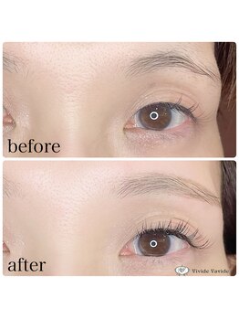 ビビデバビデ(Vivide Vavide)/【マツエク】フラットラッシュ