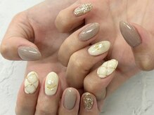 ディーネイル 池袋(D-nail)/【森】人気 キルティングネイル