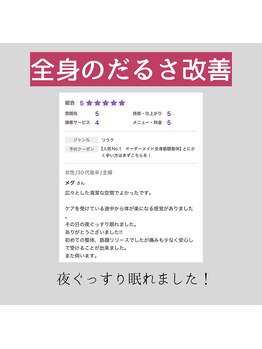 ノーマルボディ/全身の倦怠感改善例