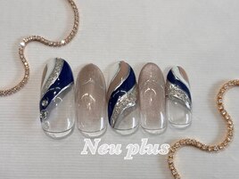 定額￥7300　大人プッチ柄ネイル