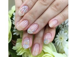 シースルーのお花＆フレンチ