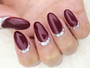 大人女子☆ボルドーネイル