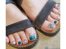 ネイルサロンハマチ(Hamachi)/夏フットネイル