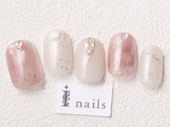 アイネイルズ 渋谷店(I nails)/スウィートクリアニュアンス