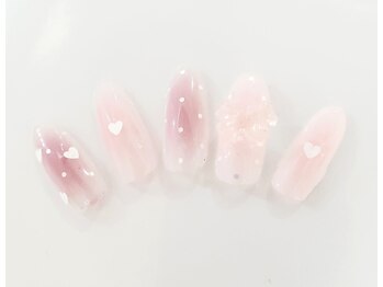 ビーケア 自由が丘店(B.care)/チークネイル¥7480