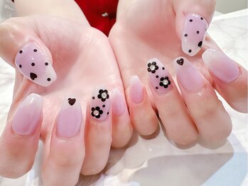 ラルネイル 大宮(Lull. nail)/＃ホロフラワー＃ガーリー
