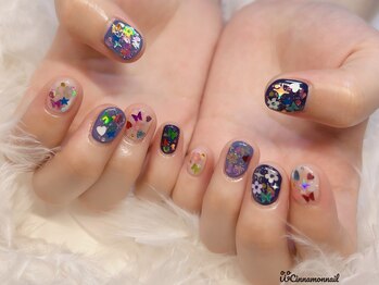 シナモンネイル(cinnamonnail)/キラキラネイル♪