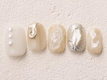 アイネイルズ 渋谷店(I nails)/パールミラーネイル