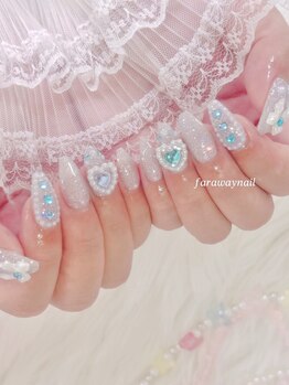 ファラウェイネイル(Faraway nail)/ブルーネイル☆