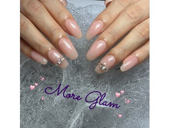 モアグラム 池袋東口店(More Glam)/指輪風ダイヤモンドネイル