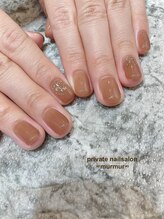 プライベート ネイルサロン マーマ(murmur)/ナチュラルラメネイル