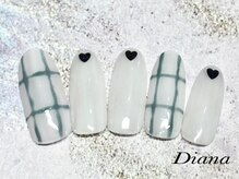 ディアナ ひたちなか高場店(DIANA)/定額ネイル　6600円　B‐015