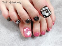 ノアブルーバードネイルズ(Noah' bluebird .nails)/ハートキラキラデザイン