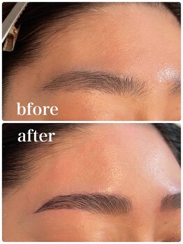 ハリウッドブロウリフト ワクシー 蒲田店(HOLLYWOOD BROW LIFT WAXYYY.)/毛流れでここまで激変!