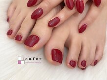 リーファネイルズ 岡山学南町店(Lea'ferNails)/フットワンカラーネイル