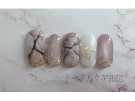【秋ネイル】大理石ネイル☆