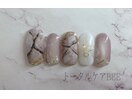 【秋ネイル】大理石ネイル☆