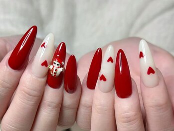 ウサギネイル 新大久保店(usagi nail)/ハートネイル