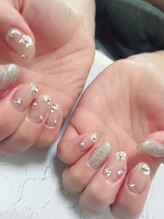 アイラッシュグラム(Eyelash glam)/お花ネイル