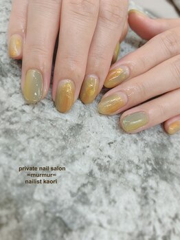 プライベート ネイルサロン マーマ(murmur)/秋ニュアンスネイル