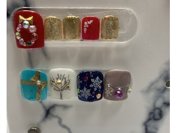 ココリル(cocorire)/【クリスマスNAIL】フット
