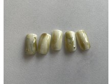 ネイルズキュー(NAILS CUE)/秋ネイル/ピスタチオグリーン