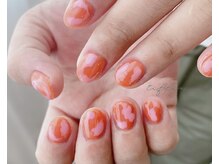 ネイルサロン ティフィン(tiffin)/～もやもや夏色ネイル～