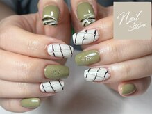 ネイルセッション(nail session)/ピスタチオチョコネイル