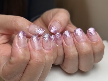 チル(chill)/ラメグラデーション/豊橋ネイル
