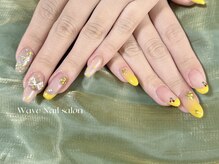 ウェーブネイルサロン'('Wave Nail salon)/持ち込みデザイン/フィルイン