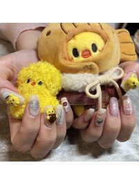 3Dパーツ♪推し活ネイル