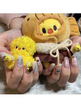 3Dパーツ♪推し活ネイル