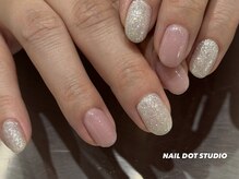 ネイルドットスタジオ 堺筋本町(NAIL DOT STUDIO)/春色ワンカラー