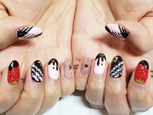 アミュージングネイル(amusing nail)/120分☆苺たっぷりチョコ♪